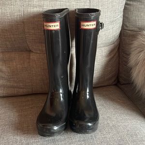 Kids Hunter Boots- Original Black Gloss!